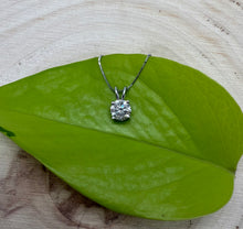 Load image into Gallery viewer, 14 ct. white gold necklace with 1,27 ct. diamond
