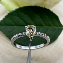 Load image into Gallery viewer, Diamondring in 14 ct. white gold with 0,54 tcw. natural diamonds
