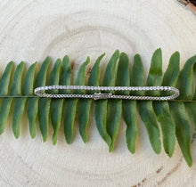 Load image into Gallery viewer, Tennis bracelet in 14 ct. white gold with 2,20 ct. natural diamonds
