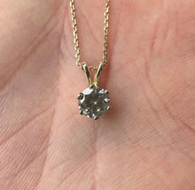 Load image into Gallery viewer, 14 ct. yellow gold necklace with 0,93 ct. diamond
