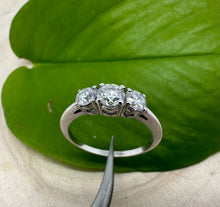 Load image into Gallery viewer, Diamondring in 14 ct. white gold with 1,13 tcw. natural diamonds
