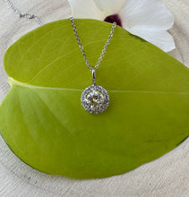 Load image into Gallery viewer, Necklace in 14 ct. white gold with 0,54 tcw. diamonds
