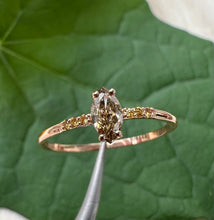 Load image into Gallery viewer, 14 ct. rose gold ring with 0,33 tcw. diamonds
