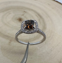 Load image into Gallery viewer, Ring in 14 ct. white gold with 1,37 tcw. diamonds.
