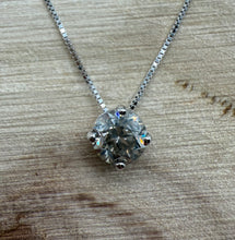 Load image into Gallery viewer, 14 ct. white gold necklace with 1,02 ct. diamond
