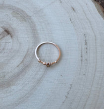 Load image into Gallery viewer, 14 ct. rose gold ring with 0,29 tcw. diamonds
