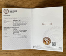 Load image into Gallery viewer, 18 ct. rose gold tennis bracelet with 1,58 tcw. diamonds
