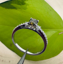 Load image into Gallery viewer, Diamondring in 14 ct. white gold with 0,83 tcw. natural diamonds
