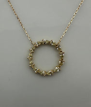 Load image into Gallery viewer, Necklace in 18 ct. gold with 0,60 tcw. diamonds
