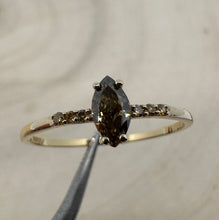 Load image into Gallery viewer, 14 ct. yellow gold ring with 0,32 tcw. diamonds
