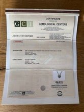 Load image into Gallery viewer, 14 ct. white gold necklace with 0,53 ct. diamond
