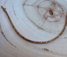 Load image into Gallery viewer, Tennis bracelet in 14 ct. rose gold with 0,95 tcw. diamonds
