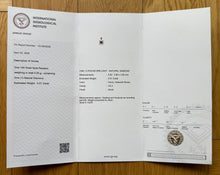 Load image into Gallery viewer, Pendant in 14 ct. rose gold holding one 0,51 ct. natural diamond
