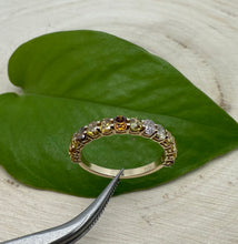 Load image into Gallery viewer, Rainbow diamond ring with 1,59 ct. diamonds

