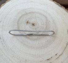 Load image into Gallery viewer, Tennis bracelet in 14 ct. white gold with 2,20 ct. natural diamonds
