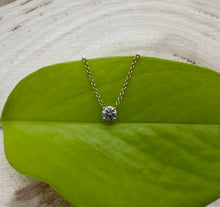 Load image into Gallery viewer, 14 ct. gold chain with 0,45 ct. natural diamond
