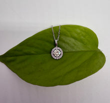 Load image into Gallery viewer, Necklace in 14 ct. white gold with 0,60 tcw. diamonds.
