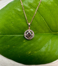 Load image into Gallery viewer, Necklace in 14 ct. rose gold with 0,62 tcw. diamonds
