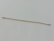 Load image into Gallery viewer, Gold bracelet with 3,10 tcw. natural, yellow diamonds
