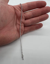 Load image into Gallery viewer, Tennis bracelet in 14 ct. white gold with 2,20 ct. natural diamonds
