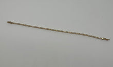 Load image into Gallery viewer, Gold bracelet with 3,10 tcw. natural, yellow diamonds
