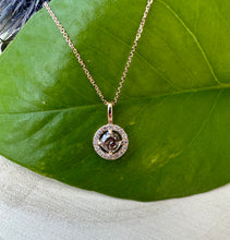 Load image into Gallery viewer, Necklace in 14 ct. rose gold with 0,62 tcw. diamonds
