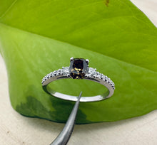 Load image into Gallery viewer, Diamondring in 14 ct. white gold with 0,83 tcw. natural diamonds
