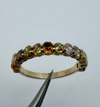Load image into Gallery viewer, Rainbow diamond ring with 1,59 ct. diamonds
