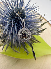 Load image into Gallery viewer, Necklace in 14 ct. white gold with 0,52 tcw. diamonds
