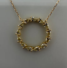 Load image into Gallery viewer, Necklace in 18 ct. gold with 0,60 tcw. diamonds
