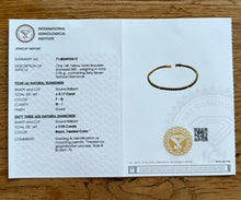 Load image into Gallery viewer, Tennis bracelet in 14 ct. gold with 3,12 tcw. diamonds
