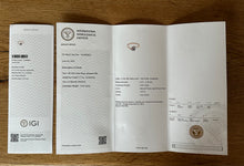 Load image into Gallery viewer, Ring in 14 ct. rose gold with 0,53 ct. diamond
