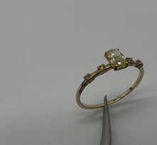 Load and play video in Gallery viewer, Ring in 14 ct. gold with 0,39 tcw. diamonds.
