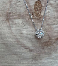 Load and play video in Gallery viewer, Necklace in 14 ct. white gold with a 0,55 ct. diamond
