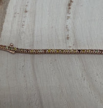 Load and play video in Gallery viewer, Tennis bracelet in 14 ct. rose gold with 0,95 tcw. diamonds
