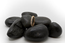 Load image into Gallery viewer, Stunning Pink Gold Eternity Ring w. 21 diamonds
