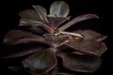 Load image into Gallery viewer, Elegant Gold Ring with Light Brown Diamond
